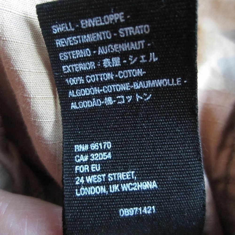 Free People shirt jacket Womens S Tan Camo‎ pockets button Y2K grunge hiking - Picture 14 of 17